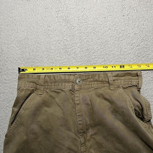 J Galt Pants Womens Medium Cargo Straight Parachute Double Knee Cotton Fatigues - Picture 5 of 10